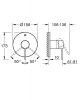 Grohe Essence Bateria prysznicowa podtynkowa brushed warm sunset 24168DL1